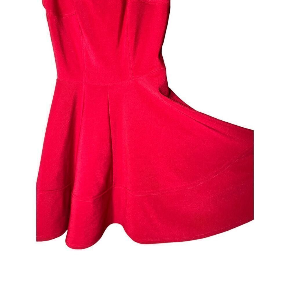 Lulus Home Before Daylight Red Square neck Sleeveless Skater Dress Size XS - Picture 4 of 7